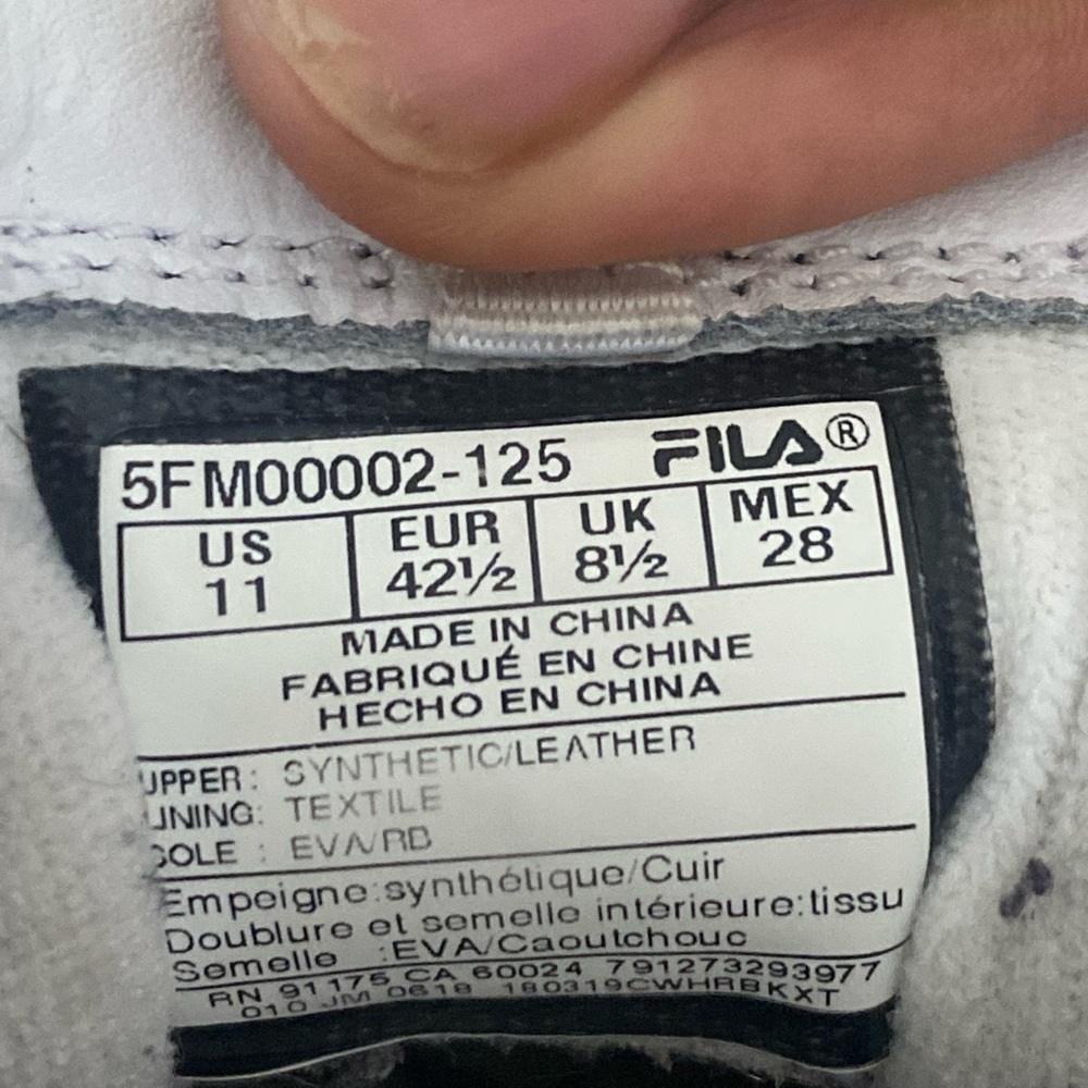 Filas, worn. - Picture 3 of 4